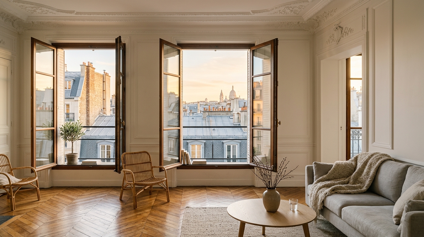 Rénovation appartement haussmannien Île-de-France